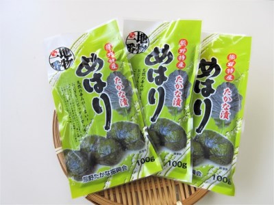 熊野特産　たかな漬「めはり」100g×5袋【化粧箱入り】【astk0001A】