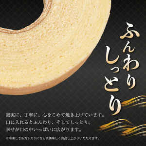 バウムクーヘンホール 高さ3.6㎝×2個【 バームクーヘン 個包装 お菓子 スイーツ デザート 菓子 焼き菓子 手焼き 洋菓子 国産 ギフト 贈答 化粧箱 詰め合わせ プレゼント 手土産 京都 綾部 