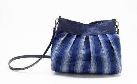 畳縁 ショルダー 紺