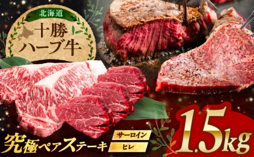 北海道 十勝 ハーブ牛 サーロイン ヒレ ステーキ セット 1.5kg （500g×3） 《足寄町》【株式会社ノベルズ食品】 [BEAQ057] 牛肉 牛 肉 にく ニク サーロイン ひれ ヘレ ステーキ 国産 道産 北海道産 十勝 冷凍 冷凍配送 92000 92000円