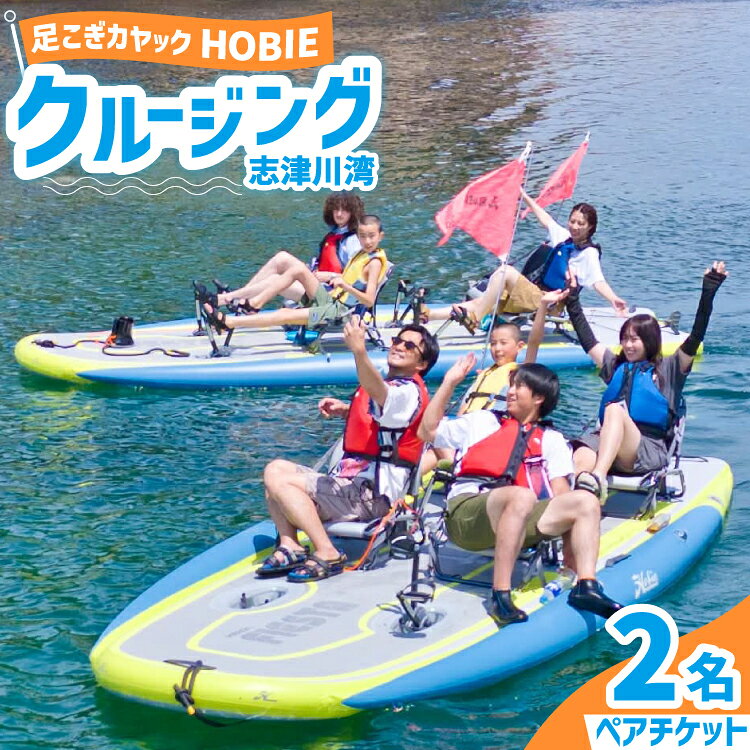 【ふるさと納税】 チケット 足漕ぎカヤック HOBIE 志津川湾 クルージング 体験 2名様分 [サスティナビリティセンター 宮城県 南三陸町 m304blw940000] チケット ペアチケット カヤック アウトドア 旅行 観光 体験会 券 ペア
