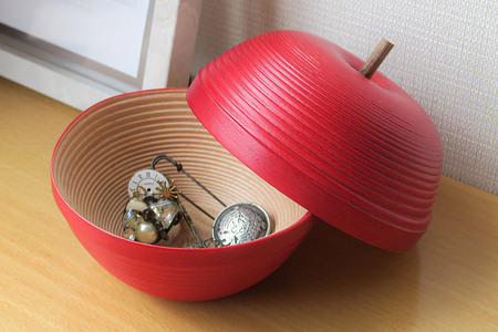 BUNACO　IB-A2445　りんごの小物入れ　petite RINGO〈プティ リンゴ〉