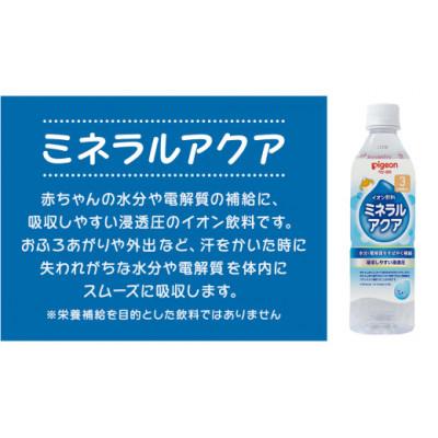 ふるさと納税 つくばみらい市 【ピジョン】ミネラルアクア 500ml×24本 ペットボトル飲料 |  | 01