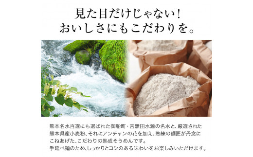 御船町 福永幸山堂のそらいろそうめん(薄色・濃色) 選べる 2セット 3セット 6セット《30日以内に出荷予定(土日祝除く)》_イメージ3