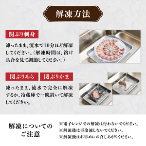E04005　天然一本釣り関ぶりしゃぶしゃぶセット
