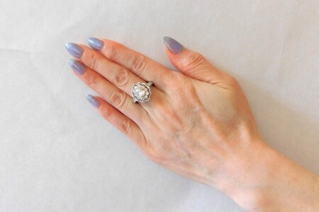 【ふるなび限定】【一点もの】Pt900　ダイヤモンド（1.025ct）リング　M18　K06080-H　FN-Limited-SP
