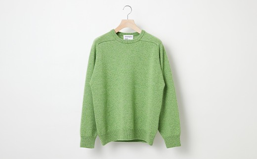 ≪先行予約≫【THISISASWEATER.】A4: A SWEATER IS COLOR. Green moku グリーン カシミヤセーター 服 洋服 ユニセックス メンズ レディース ブランド 数量限定 山形県 山辺町 サイズ3 yt-scxgm3