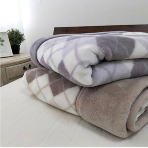 ＜ロング＞ 吸湿発熱ボリューム2枚合せ毛布 140×220cm 2枚組 JM-2203L-2P