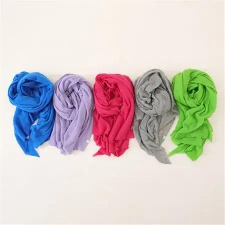 【 OTA KNIT 】ふわふわガーゼ  ファーカシミヤ  ショール(ターコイズ)_装飾品・工芸品 ショール・ストール 服飾小物 _【1568330】