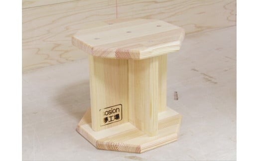 手作り木製 正座用補助椅子高さ 20ｃｍ【選択カラー：チェリー】【007D-056】