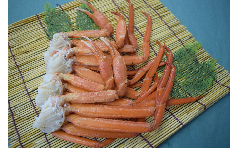 ＜土日祝着＞＜5月中旬～9月中旬発送不可＞茹で紅ずわいがに肩足(約1kg・5～9肩)
