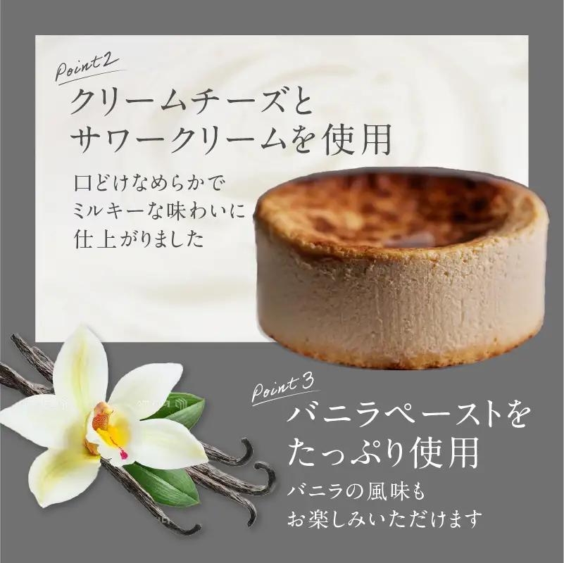 バスクチーズケーキ PATISSERIE ASAKO IWAYANAGI 特製 チーズケーキ スイーツ 洋菓子 ケーキ_0002-007-se5