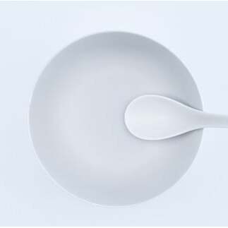 有田焼 究極のラーメン鉢 Colors グレイ（レンゲ付）まるぶん A15-258_イメージ5