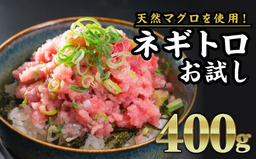 
ネギトロ（まぐろたたき） 400g（80g × 5袋）セット＜お試し商品＞ 小分け 三重県尾鷲市 人気 大満足 返礼品 CH-98
