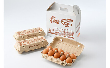 高根沢町産 加藤養鶏場の赤たまご M～Lサイズ 27個＋割れ補償3個(10個入り×3パック) 計30個 ｜ 卵 玉子 たまご 赤卵 赤たまご 生卵 国産 濃厚 鶏卵 コク 旨み※北海道・沖縄・離島への