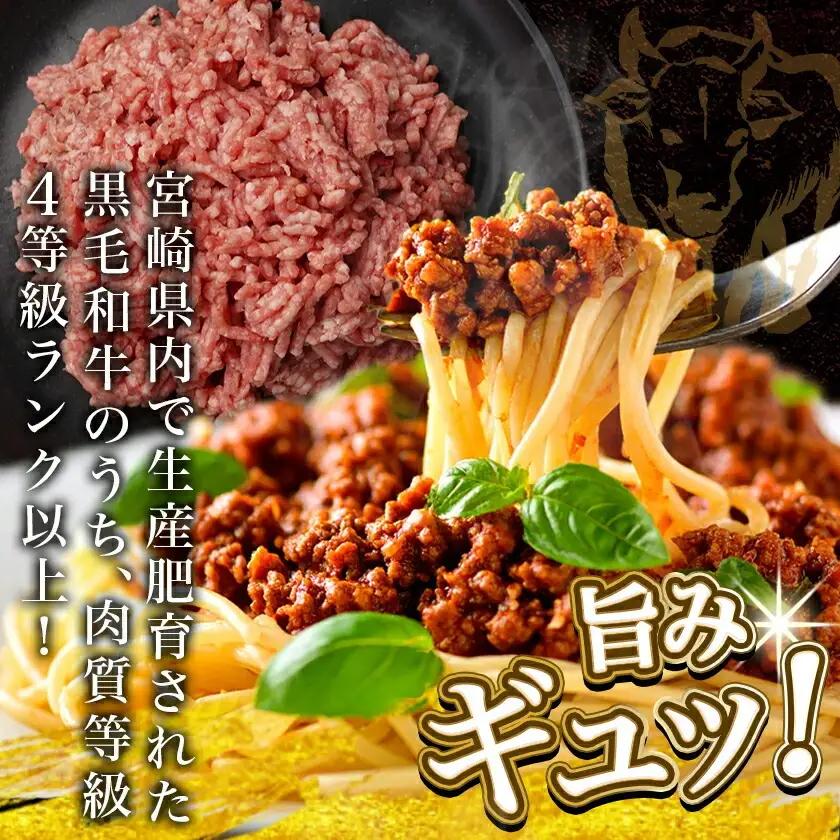 宮崎牛100％ミンチ800g〔11-89-007-800g〕_(都城市) 宮崎県産宮崎牛 ミンチ 200g×4パック 宮崎県内 飼育 黒毛和牛 ハンバーグ メンチカツ