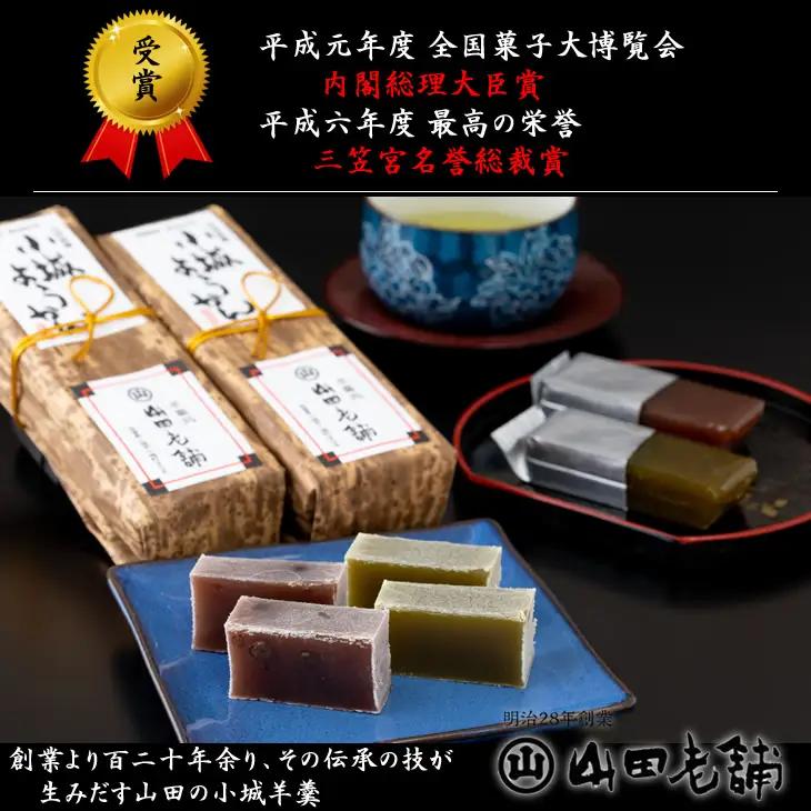 竹皮切羊羹とミニ羊羹詰合せ 山田老舗 B130-067  ようかん 和菓子