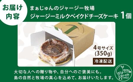 【石垣島 まぁじゅんのジャージー牧場】ジャージーミルクのベイクドチーズケーキ F-4