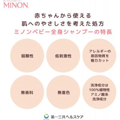 ふるさと納税 高崎市 ミノンベビー全身シャンプー 詰替用300mL×3個セット |  | 03