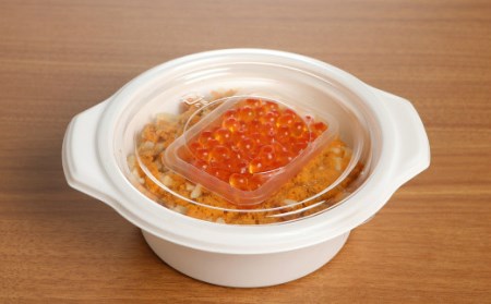 【電子レンジで温めるだけ！簡単！】プチ贅沢な海の幸ごはん！「冷凍特製うにめし（6食）」