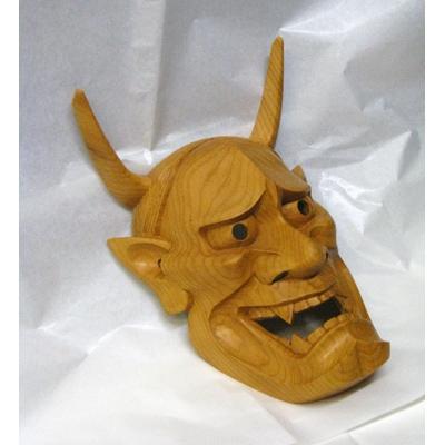 ふるさと納税 高山市 飛騨一位一刀彫　9号般若面 g112 |  | 02