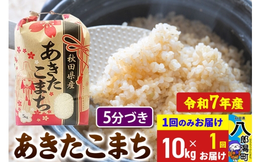 あきたこまち 10kg【5分づき】令和7年産 秋田県産 こまちライン [こまちライン あきたこまち ブランド米 お米 5分搗き 5分づき 米どころ 秋田 秋田県産]