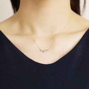 ダイヤモンド ネックレス k18 イエローゴールド ダイヤ 0.20ct レディース シンプル 2505jcpnp3094lk18
