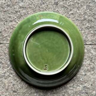 有田焼 織部釉睡蓮彫和皿 2枚【有田焼 花伝作】食器 器 和皿 皿 緑 上品 A20-593_イメージ4