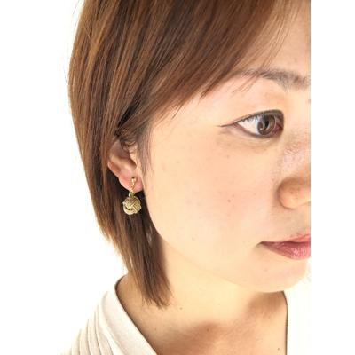 ふるさと納税 伊賀市 (組紐)イヤリング　モンキー　八千代金