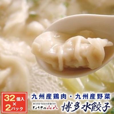 ふるさと納税 福津市 【山八】博多水餃子　32個入×2[F4318s]