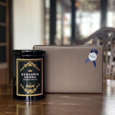 ふるさと納税 関市 【ギフト対応・のし対応可】カフェ・アダチ 高級缶入り エチオピアゲイシャ 100g |  | 01