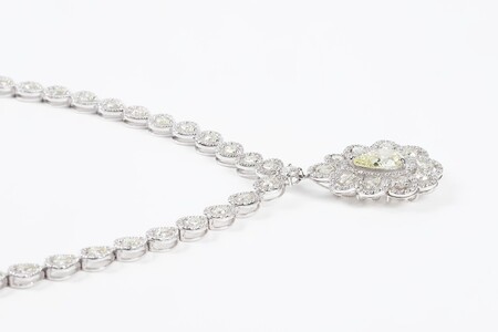 【ふるなび限定】【一点もの】ダイヤモンド（トータル8ctUP）ホワイトゴールドネックレス　R114　K06137-H　FN-Limited-SP