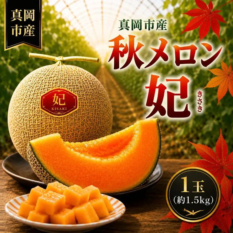 【2027年 先行予約】秋メロン 妃 1玉(約1.5kg) | 完熟 果物 メロン