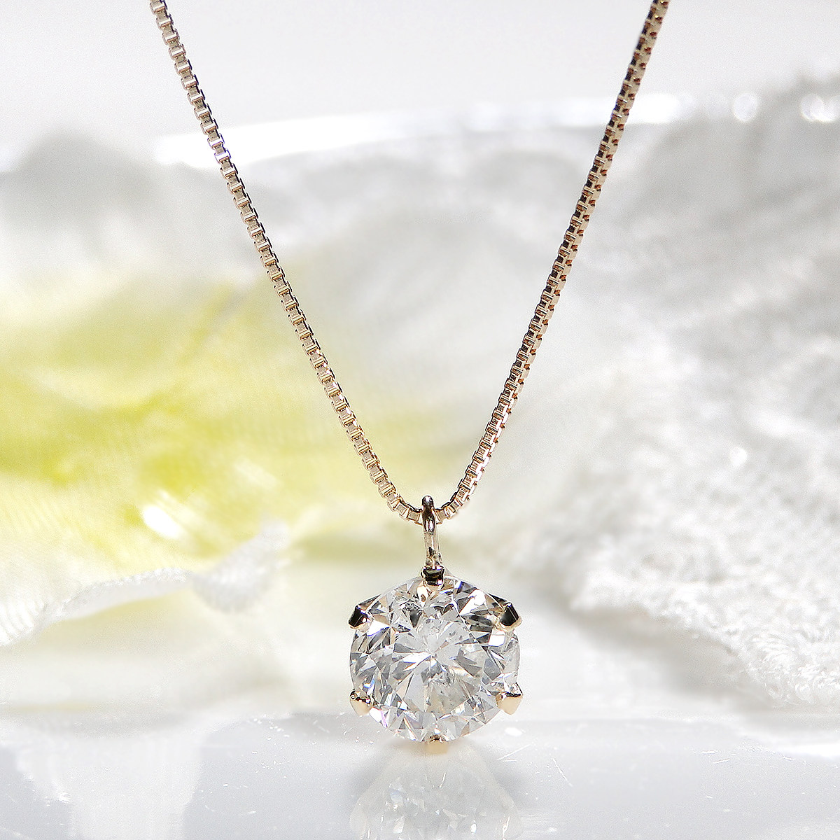 ダイヤ1ct ペンダント(イエローゴールド)