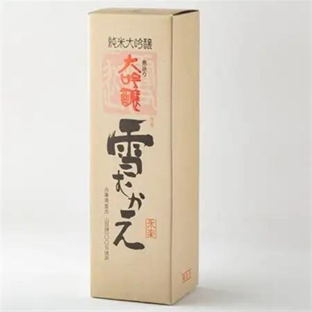 川西町の地酒　純米大吟醸雪むかえ永楽_酒・アルコール 純米大吟醸 日本酒 sake サケ_【1203819】