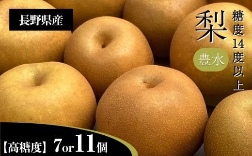 
            梨 豊水 3L クラスの 大玉 で 糖度 14度 以上 【選べる内容量】 | 果物 くだもの フルーツ 梨 なし 新鮮 信州 贈答用 プレゼント 贈り物 長野県 飯田市
          