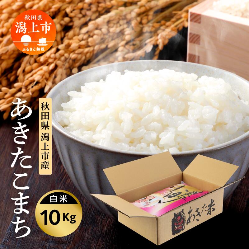 【ふるさと納税】《先行予約》 令和7年産 あきたこまち 10kg 新米 白米 精米 直送 米 お米 こめ おこめ コメ コスパ ブランド米 産地直送 贈り物 プレゼント おいしい お米 秋田こまち 秋田県潟上市 【鎌仁商店】
