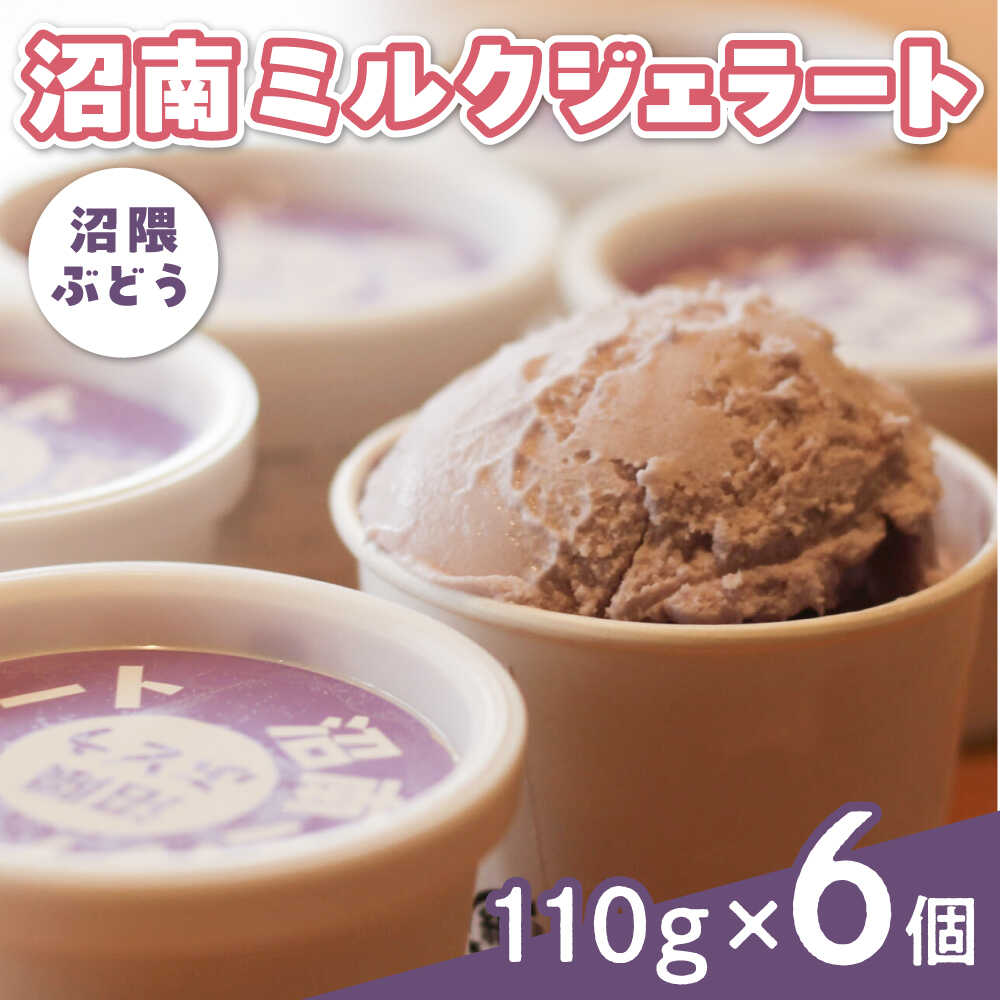 【ふるさと納税】アイス 沼南ミルクジェラート 沼隈ぶどう6個 アイス アイスクリーム デザート スイーツ ご当地 おすすめ 人気 ひんやりスイーツ お取り寄せグルメ 詰め合わせ セット ギフト 贈り物 フルーツ 送料無料 シャーベット 広島県福山市/甚ごろう[BAEC005]