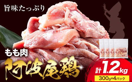 阿波尾鶏 もも肉 合計 1.2kg《30日以内に出荷予定(土日祝除く)》|阿波尾鶏　鶏肉　もも肉　1.2㎏　唐揚げ