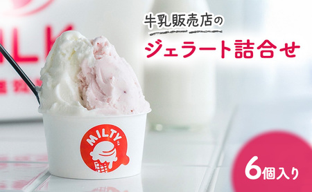 ジェラート 詰合せ 牛乳販売店 アイス ジェラート【6個入】