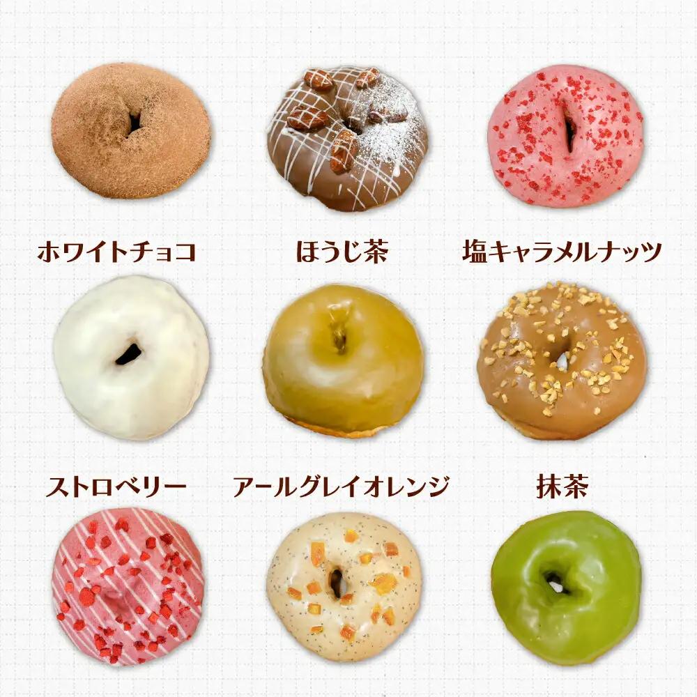 【全12回定期便】ふわもちリングドーナツ 12種セット 桂川町/Mio:Donut [ADBH047] ドーナツ スイーツ デザート 冷凍 セット