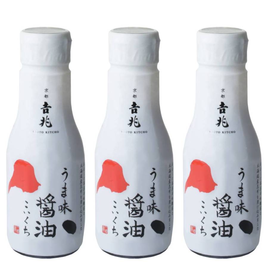 ＜京都吉兆＞「うま味醤油」3本入