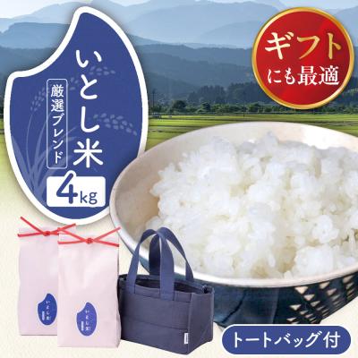 ふるさと納税 糸島市 いとし米厳選ブレンド Premium Gift 2kg×2 ライスバッグ[AIM081]