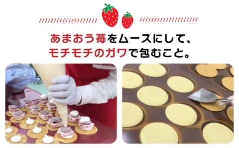 あまおう苺入りどら焼き「どらきんぐエース」8個セット≪糸島市≫【株式会社エモテント】スイーツ 人気 [AVH001]