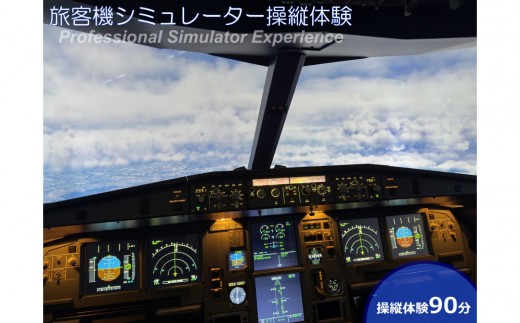 A320フライトシミュレーター90分操縦体験