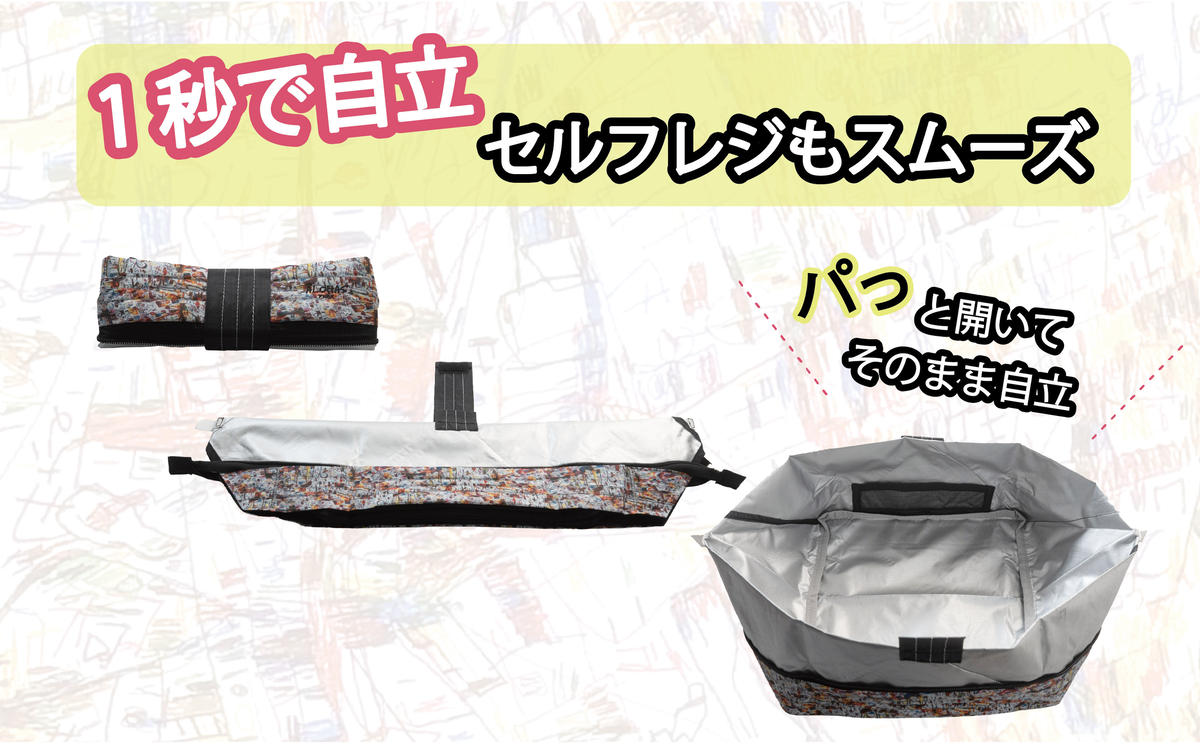 ALOHAS ORIBA Cooler 保冷バッグM Pink 010B1938_イメージ4