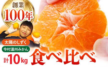 食べくらべ定期（太陽のしずく・今村温州みかん）【夢の甘熟みかん タッチ】[HCE003]フルーツ 佐賀 蜜柑
