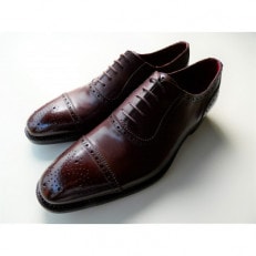 革靴 アデレイドセミブローグ(ハンドソーンウェルテッド製法/博多製造)24.5cm