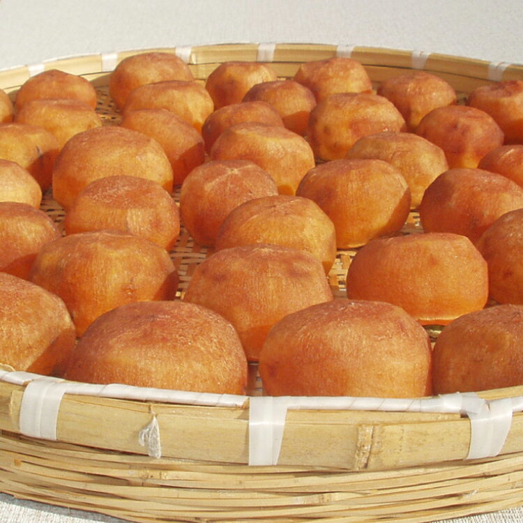 【ふるさと納税】 【お試し用】あんぽ柿用渋柿たねなし渋柿 約1.5〜2kg（6〜12玉）-AP【2026年10月下旬頃から随時発送(日付指定不可)】