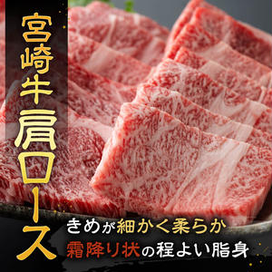 【令和7年12月発送】宮崎牛霜降り焼肉 700g (350g×2) 【 肉 牛肉 国産 宮崎県産 宮崎牛 黒毛和牛 和牛 焼肉 BBQ 4等級 A4ランク 肩ロース 】[E11122r712] 【令和
